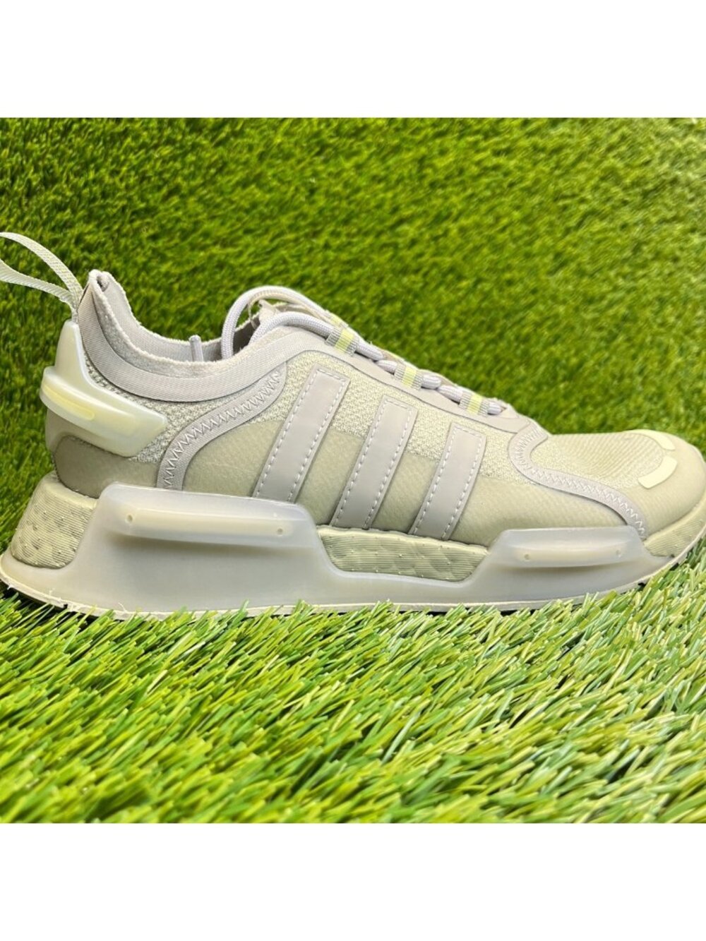 Adidas NMD_V3 Womens Size 7 Beige Gray Athletic Running Walking Shoes Sneakers